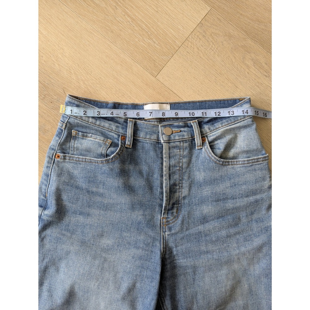 DU/ER Women Performance Denim Jeans Medium Wash Button Fly WFMR5318 28x27 - Picture 8 of 12